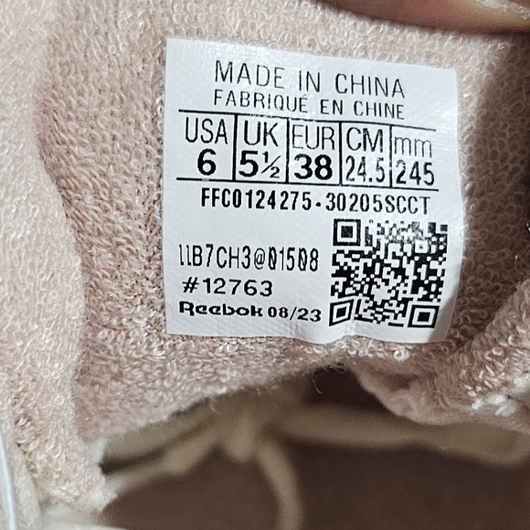 Women's Campio Extra Platform Reebok Sneakers Woman Size 7.5 New No Box - Picture 9 of 9